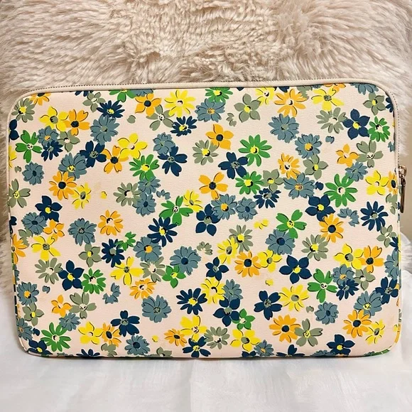 Kate Spade Spencer floral medley universal laptop sleeve - Picture 2 of 7